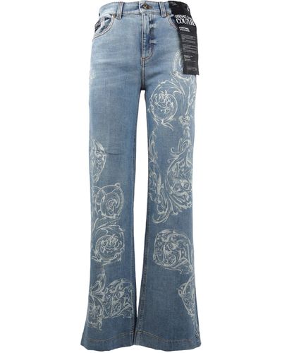 Versace Pantalon en jean - Bleu