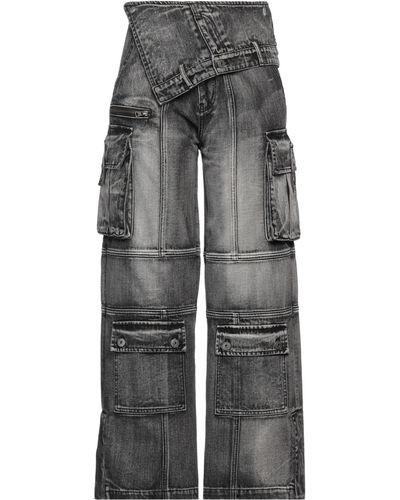 MARRKNULL Pantaloni Jeans - Grigio