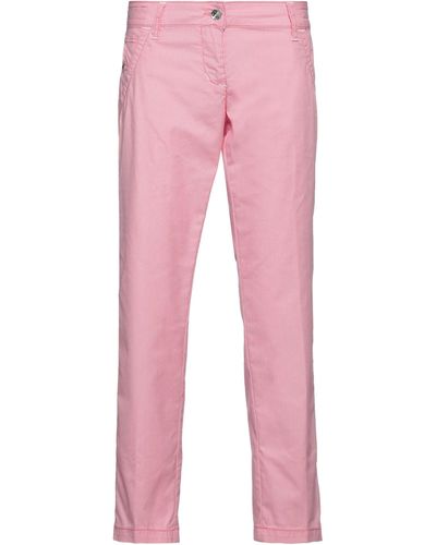 Jacob Coh?n Fuchsia Pants Cotton, Polyamide, Lycra, Soft Leather - Pink