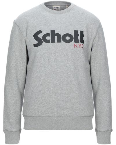 Schott Nyc Sweatshirt - Grey