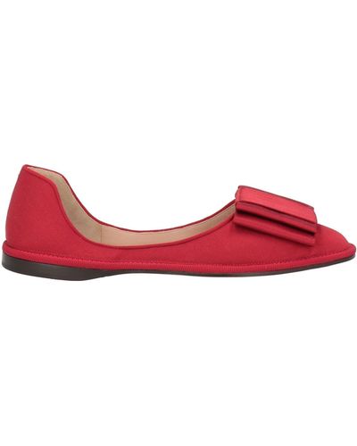 Giorgio Armani Ballet Flats - Red