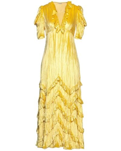 Miu Miu Midi Dress - Yellow