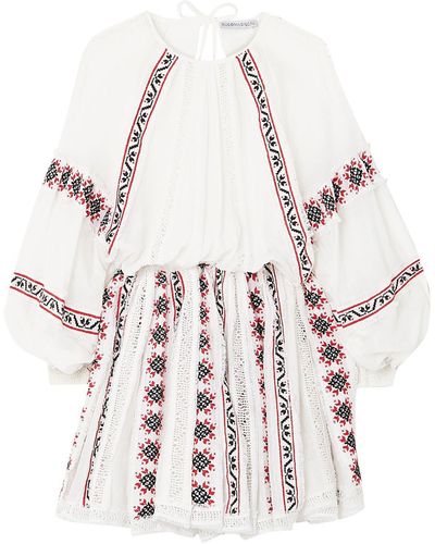Rue Mariscal Mini-Kleid - Weiß