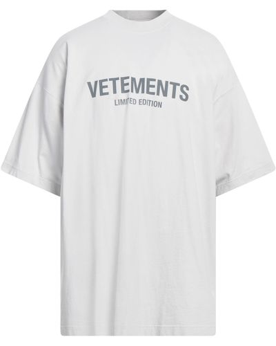 Vetements T-Shirt Cotton - White