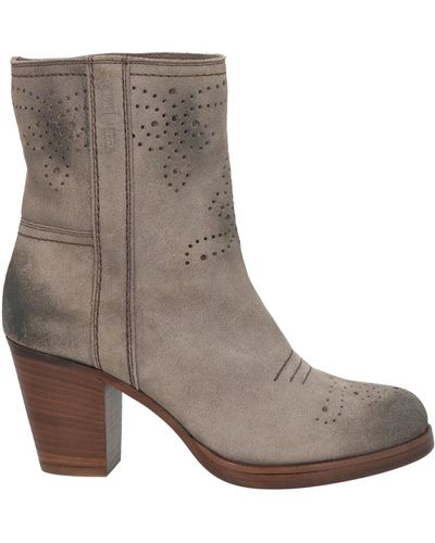 Car Shoe Ankle Boots - Grey