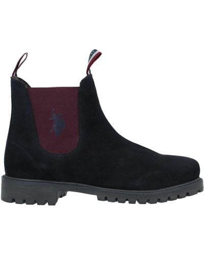 U.S. POLO ASSN. Ankle Boots - Black
