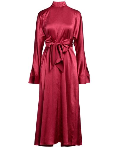 Erika Cavallini Semi Couture Robe longue - Rouge