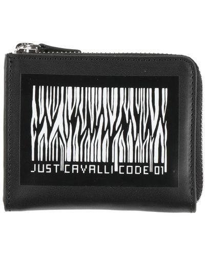 Black Just Cavalli Wallets and cardholders for Men | Lyst
