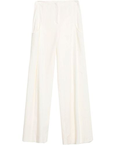 Erika Cavallini Semi Couture Pantalon - Blanc