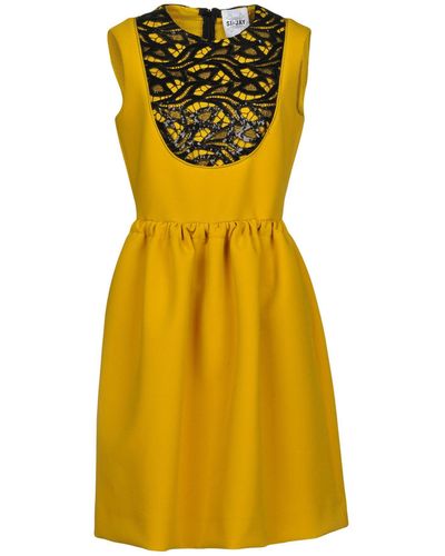 Si-jay Short Dress - Yellow