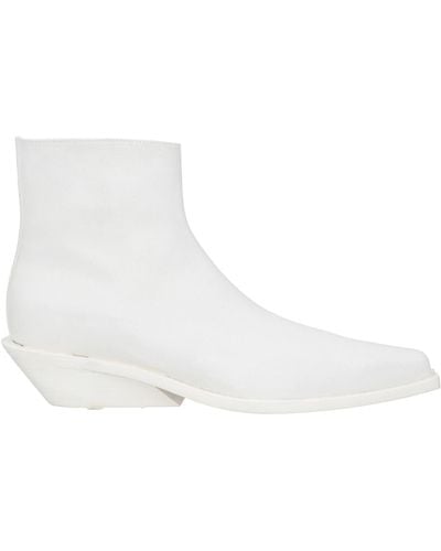 Ann Demeulemeester Ankle Boots - White