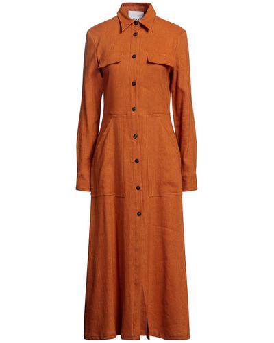 Erika Cavallini Semi Couture Maxi Dress - Orange