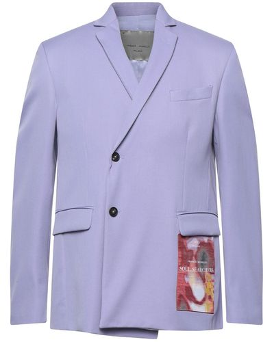 Frankie Morello Suit Jacket - Purple