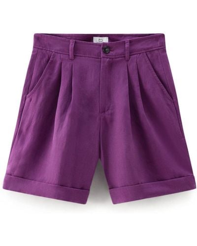 Woolrich Shorts & Bermudashorts - Lila
