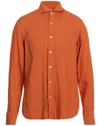 Finamore 1925 Shirt - Orange