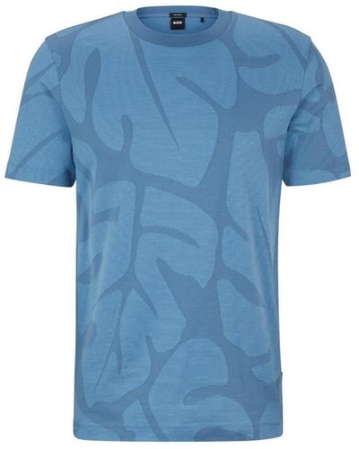 BOSS T-shirts - Blau