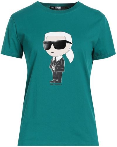 Karl Lagerfeld T-shirts - Grün