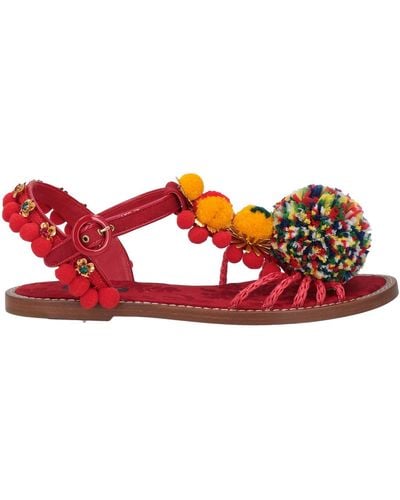 Dolce & Gabbana Sandals - Red