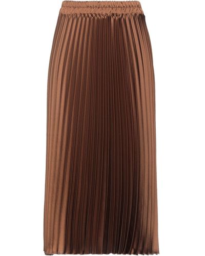 Berna Midi Skirt - Brown