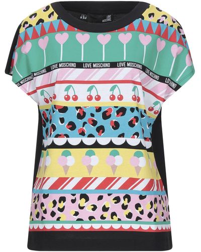 Love Moschino T-shirts - Schwarz