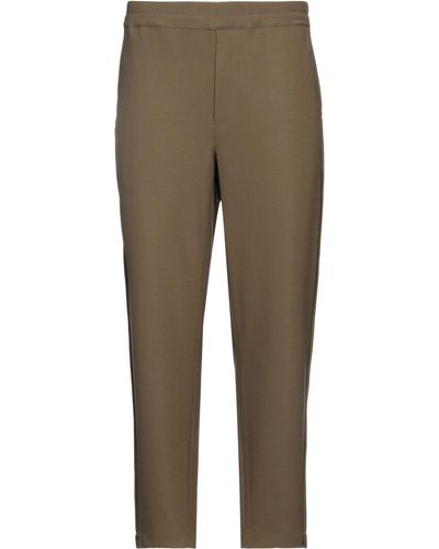 Grifoni Military Pants Polyester, Virgin Wool, Elastane - Natural