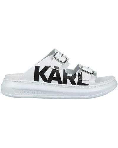 Karl Lagerfeld Sandals - White
