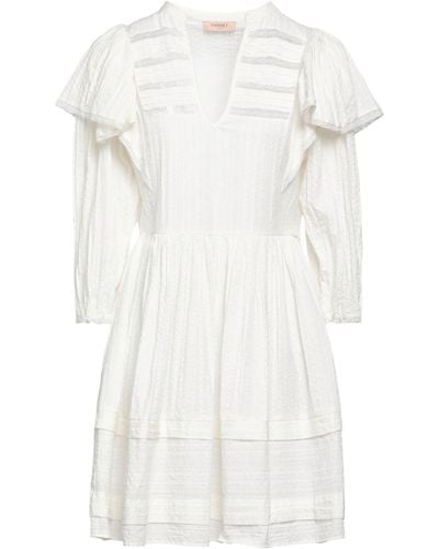 Twin Set Mini Dress - White