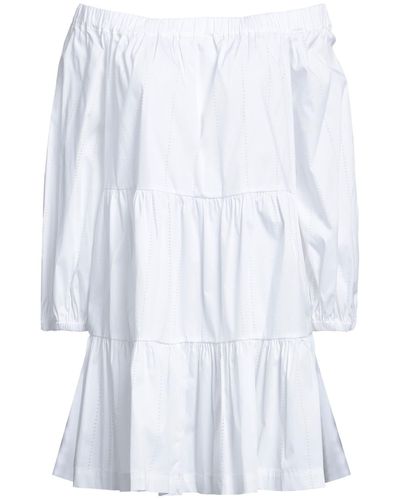 Semicouture Mini Dress - White