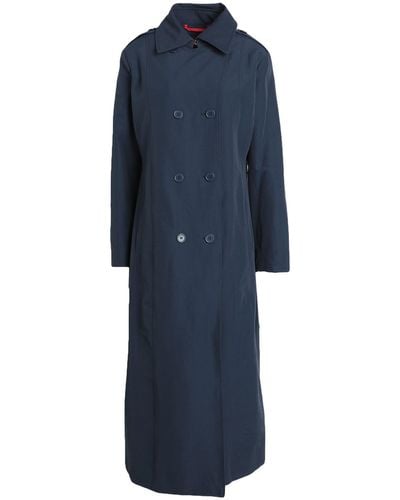 MAX&Co. Overcoat & Trench Coat - Blue