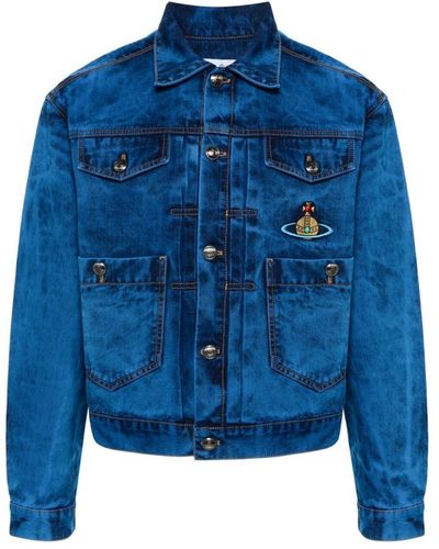 Vivienne Westwood Manteau en jean - Bleu