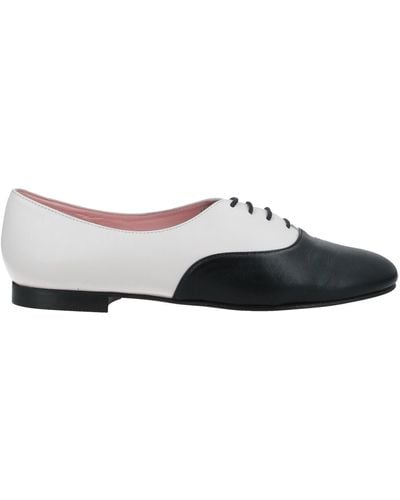 Studio Pollini Lace-Up Shoes Soft Leather - White