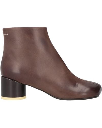 MM6 by Maison Martin Margiela Ankle Boots - Brown