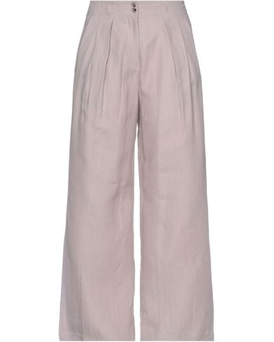 Paul Smith Pastel Pants Linen - Pink