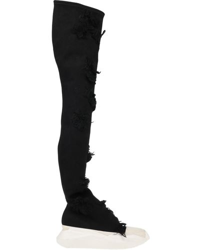 Rick Owens DRKSHDW Knee Boots - Black