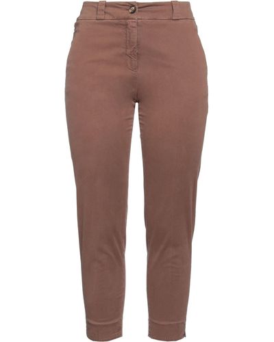 Cappellini By Peserico Trousers - Brown