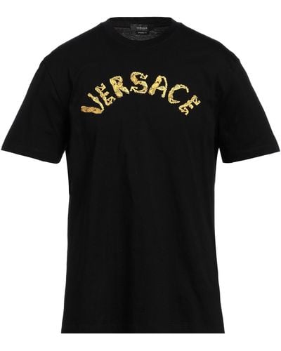 Versace T-Shirt Cotton, Viscose, Polyester - Black