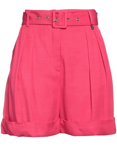 Liu Jo Fuchsia Shorts & Bermuda Shorts Viscose - Pink