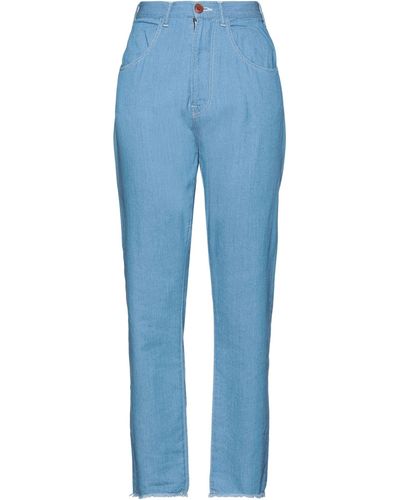 MYTHINKS Pantalon en jean - Bleu