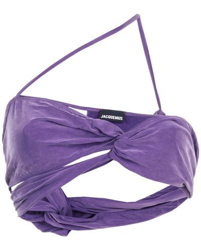 Jacquemus Bikini Top - Purple