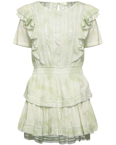 LoveShackFancy Mini-Kleid - Grün