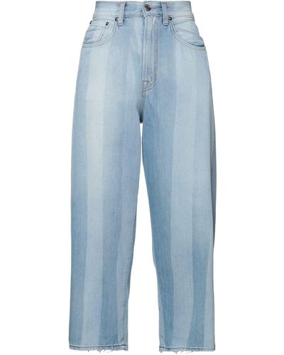 People Cropped Jeans - Blu