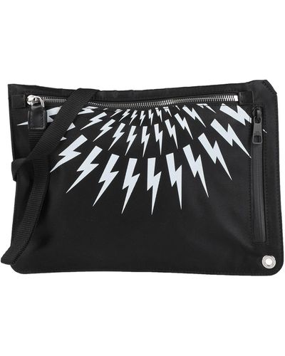 Neil Barrett Bolso con bandolera - Negro