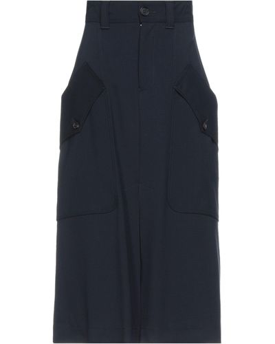 High Midi Skirt - Blue