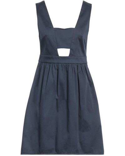 P.A.R.O.S.H. Mini Dress - Blue