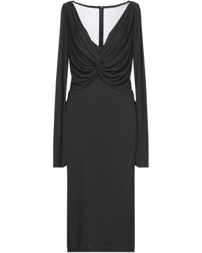 ESCADA Midi Dress Viscose, Polyamide, Silk, Elastane - Black