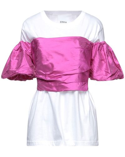 Erika Cavallini Semi Couture T-shirts - Pink