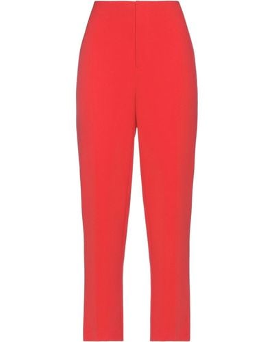 Alice + Olivia Trousers - Red
