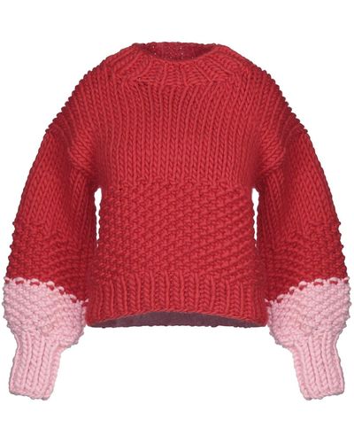 The Knitter Pullover - Rouge