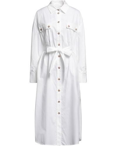 Manuel Ritz Midi Dress - White