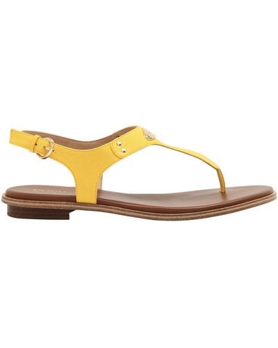 MICHAEL Michael Kors Toe Post Sandals - Yellow
